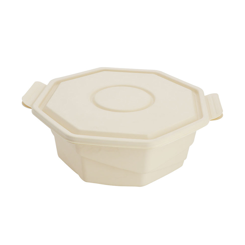 Пластичен сад за храна со пченкарен скроб за еднократна употреба Кутија за ручек за ресторани за деца