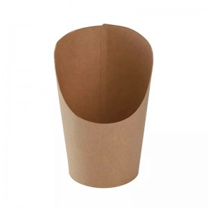 Biodegradable Disposable Compostable Paper Cups for French Fries