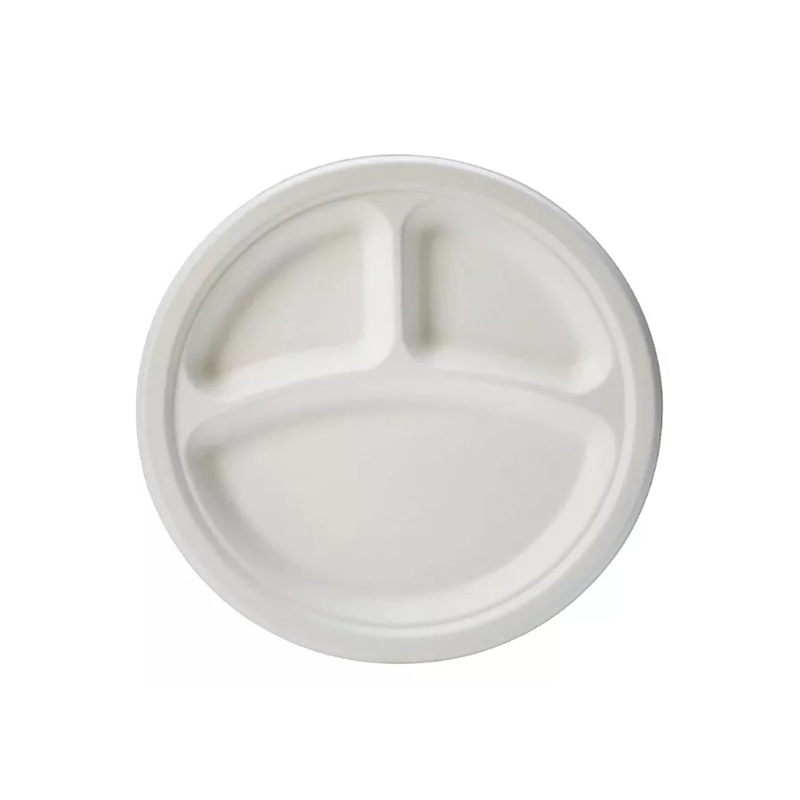 China wholesale Disposable Household Paper Cups Supplier - Hemp pulp fiber Biodegradable Compostable Eco-Friendly Round Dinner Salad Plate – Halo CBD